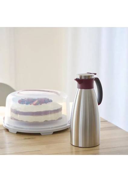 Soft Grip Termos - Gri / Bordo - 1,5 lt indirimleri