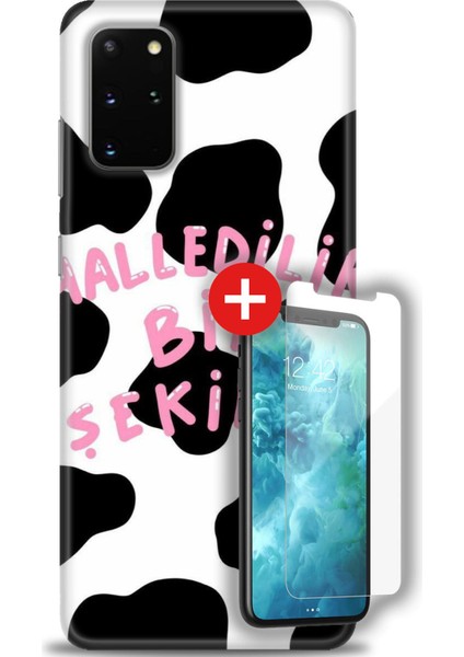 Samsung Galaxy S20 Plus Hd Baskılı Kılıf + Mat Nano Ekran Koruyucu C (8)