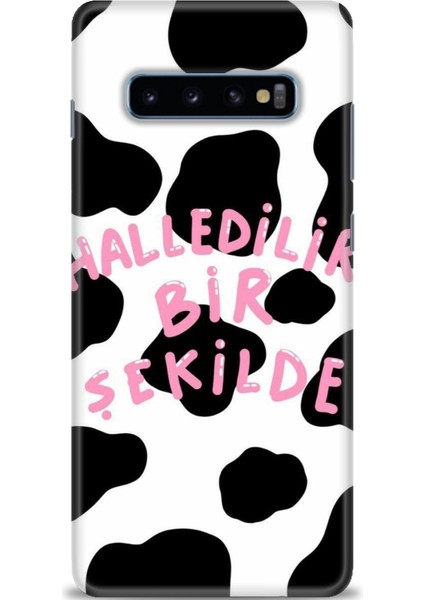 Samsung Galaxy S10 Plus Hd Baskılı Kılıf + Mat Nano Ekran Koruyucu C (8) fiyatları