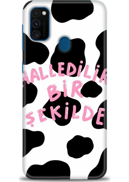 Samsung Galaxy M30S Hd Baskılı Kılıf + Mat Nano Ekran Koruyucu C (8)