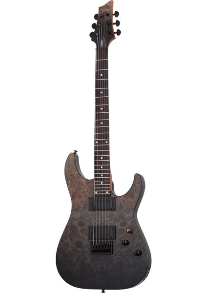 C-1 Standard Elektro Gitar (Black Fade Burst Burl)