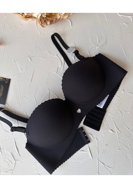 Whitney Ithal Ektsra Push Up El Kaplı Kalp Detaylı Balensiz Dikişsiz Yumuşak Sütyen fiyatları