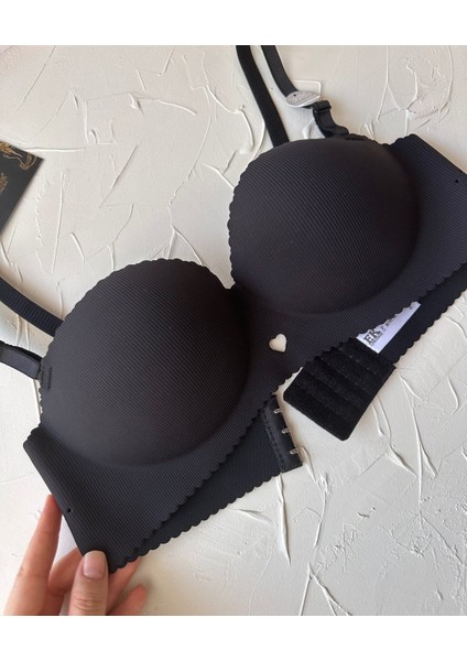 Whitney Ithal Ektsra Push Up El Kaplı Kalp Detaylı Balensiz Dikişsiz Yumuşak Sütyen modelleri