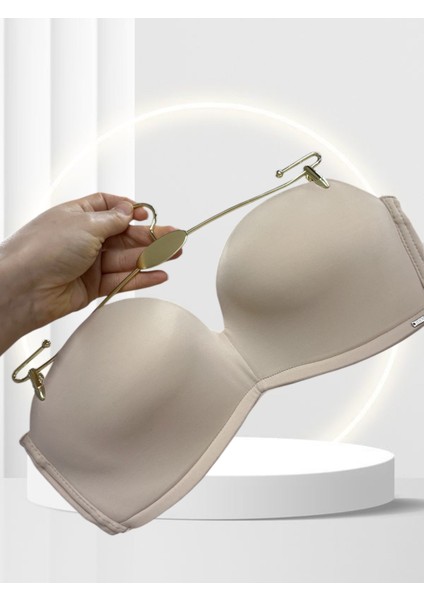 Nbb Straplez Kesim Içi Silikonlu Push-Up Balensiz Askısız Özel Günler Için Sütyen fiyatları