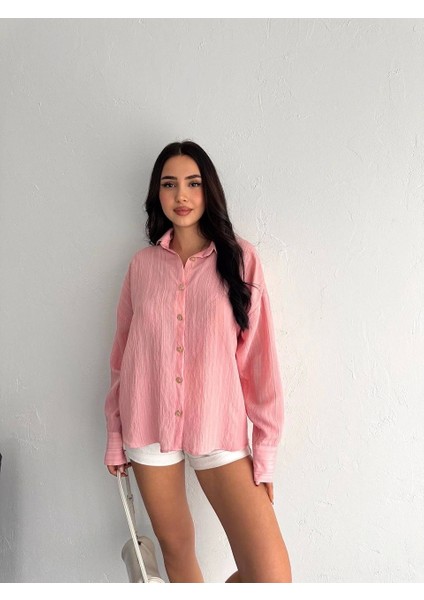 Çizgili Oversize Gömlek fiyatları