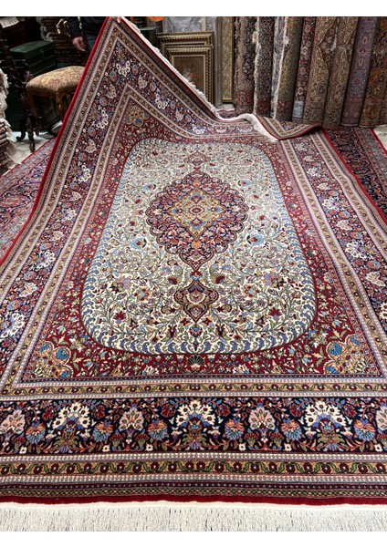 El Dokuma Duruder Hereke Halısı Imzalı Ebat 335 x 215.. indirimleri