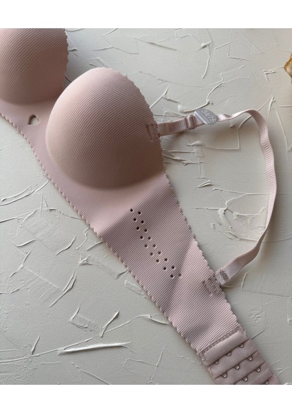 Whitney Ithal Ektsra Push Up El Kaplı Kalp Detaylı Balensiz Dikişsiz Yumuşak Sütyen indirimleri