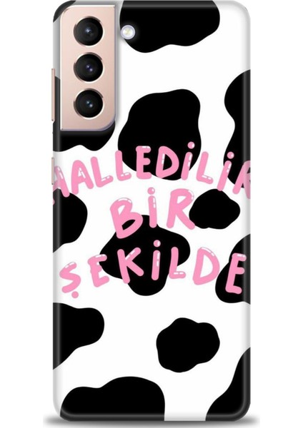 Samsung Galaxy S21 Hd Baskılı Kılıf + Mat Nano Ekran Koruyucu C (8) fiyatları