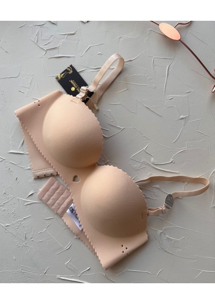 Whitney Ithal Ektsra Push Up El Kaplı Kalp Detaylı Balensiz Dikişsiz Yumuşak Sütyen fiyatları