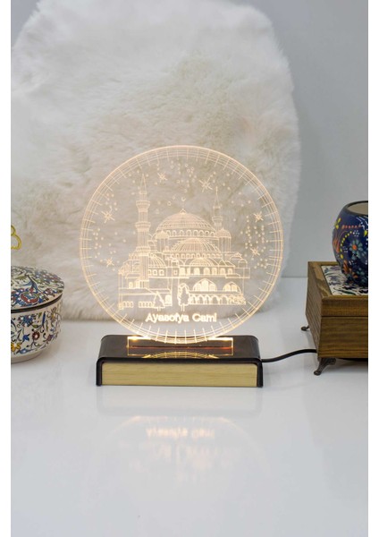 Şık ve Dekoratif Ayasofya Camii LED Aydınlatma