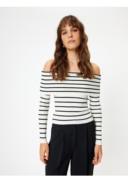 Kadın Sweat 5WAK90250HT Siyah Çizgili modelleri