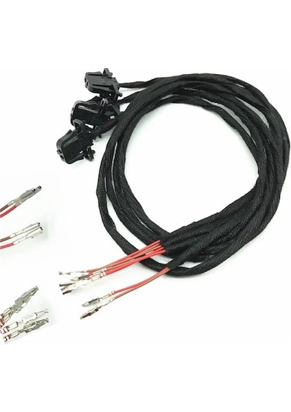 Araba Iç LED Karşılama Kapı Işık Kablosu Kablo Demeti Vw Golf Mk5 Mk6 7 Mk7 7.5 Jetta Passat B6 B7 B8 Tiguan Superb Seat