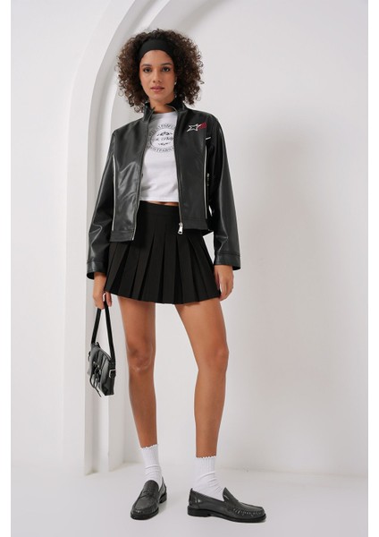 Kadın Mont 1041 Siyah indirimleri