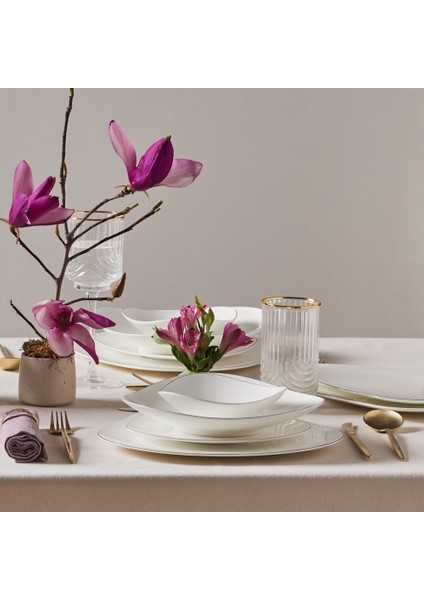 Red Carpet Collection Fine Pearl Tristan 62 Parça 12 Kişilik Yemek Takımı Gold