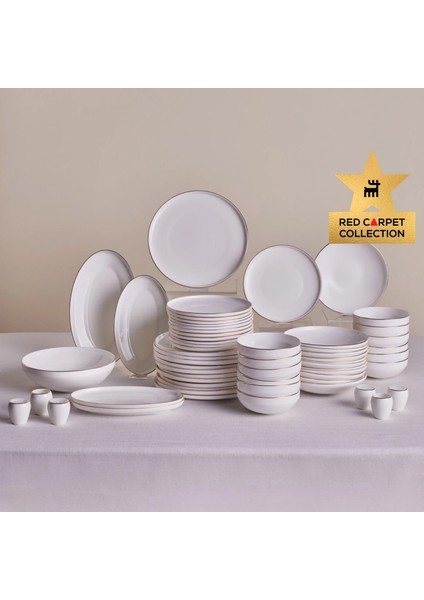 Red Carpet Collection Fine Bone Meridian 59 Parça 12 Kişilik Yemek Takımı Gold