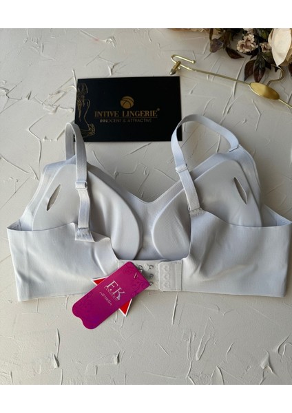 Carma Ithal Balensiz Dikişsiz Ice-Silk Yarı Push-Up Ince Askılı Sütyen modelleri