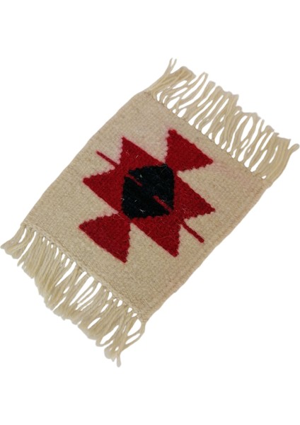 El Yapımı Özel Tasarım Minik Kilim-Bardak Altlığı