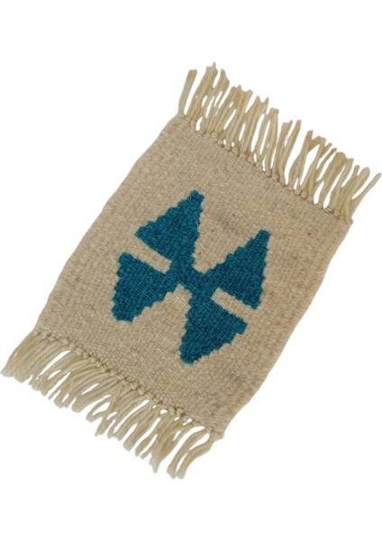 El Yapımı Özel Tasarım Minik Kilim-Bardak Altlığı