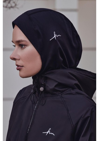 Active Tesettür Spor Antrenman Bonesi Act-27 Siyah Renk