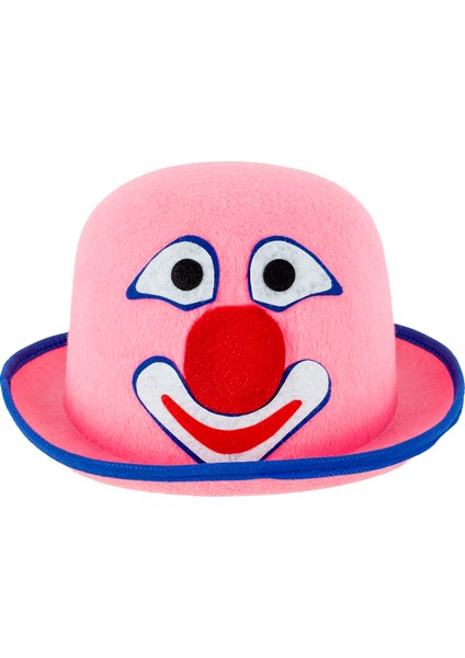 Şapka - Palyaço Şapkası - Pembe - Parti -