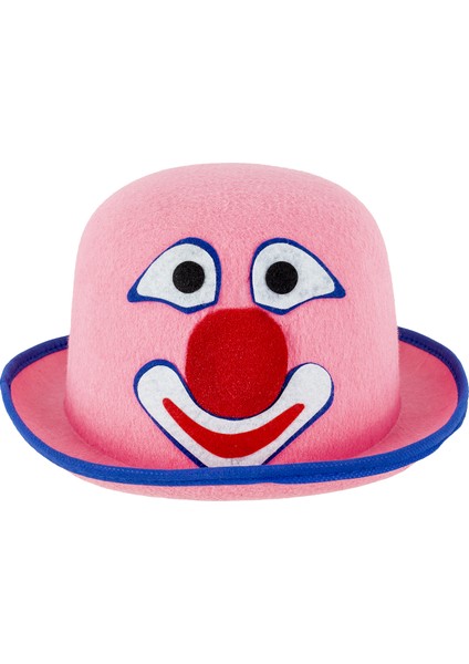 Şapka - Palyaço Şapkası - Pembe - Parti -