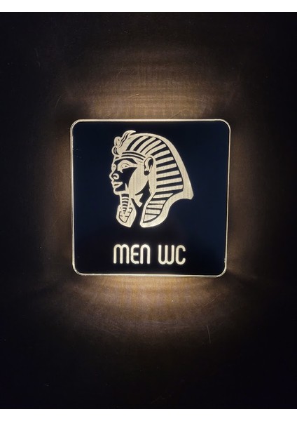 Smoked Mirror Antik Serisi Işıklı Wc Yönlendirme Levha Seti fiyatları