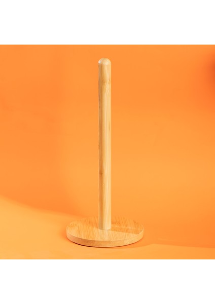 Bmb-101 Bambu Kağıt Havluluk Rulo Kağıt Havlu Tutacağı Dekoratif Peçetelik Organizer