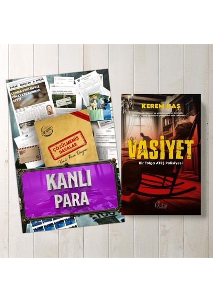 Çözülmemiş Davalar Dedektiflik Suç Çözümleme Oyunu Kanlı Para Dosyası ve Yasadışı - Esra Algan