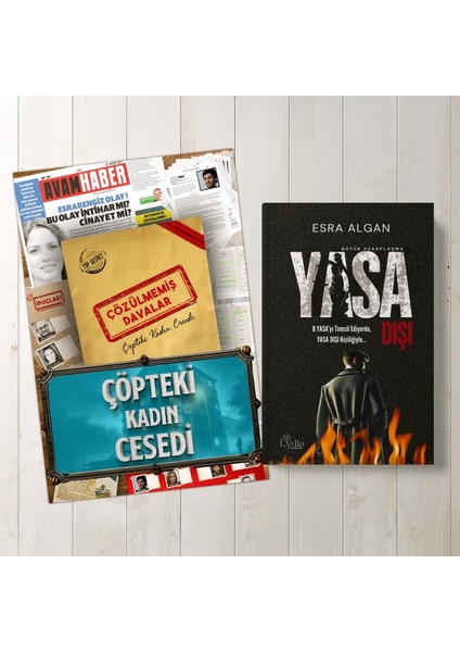 Çözülmemiş Davalar Dedektiflik Suç Çözümleme Oyunu Elif Akman Dosyası ve Vasiyet - Kerem Kaş