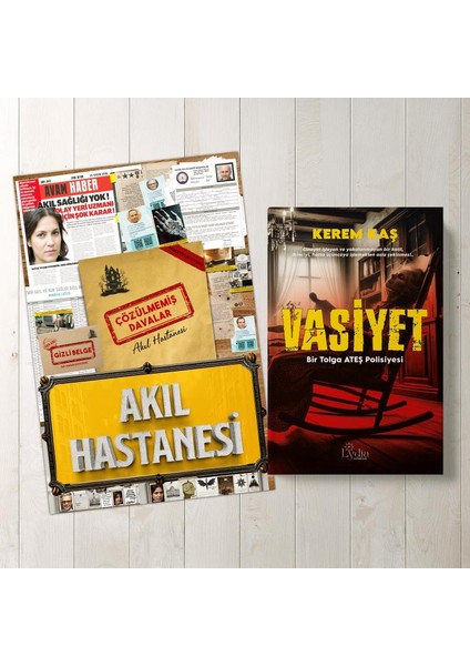 Çözülmemiş Davalar Dedektiflik Suç Çözümleme Oyunu Akıl Hastanesi Dosyası ve Yasadışı - Esra Algan
