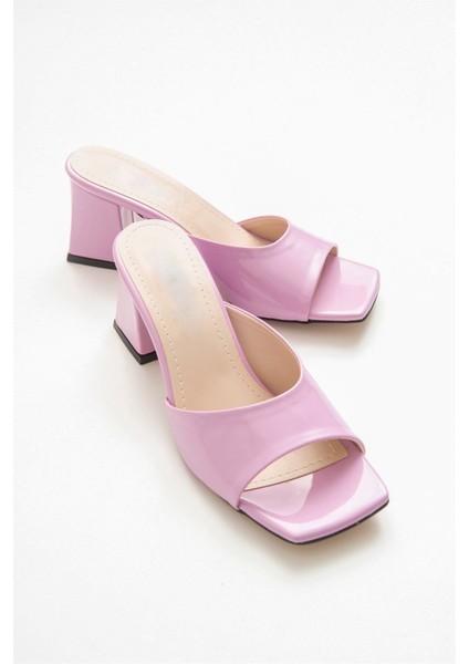 Alya Lila Rugan Kadın Terlik modelleri