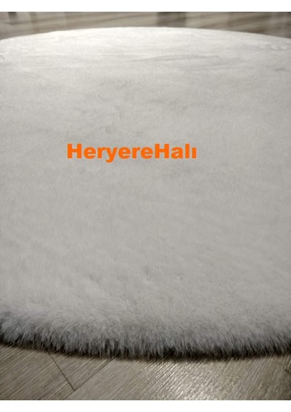 Mono Beyaz Yumuşak Dokulu Uzun Tüylü Yıkanabilir Suni Tavşan Postu fırsatları