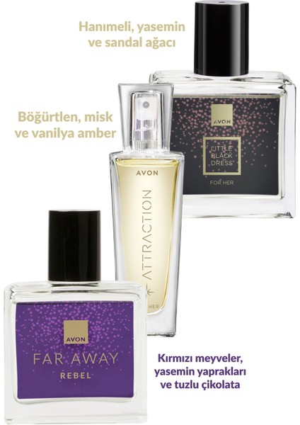 Far Away Rebel Attraction ve Little Black Dress Kadın Parfüm Paketi fiyatları