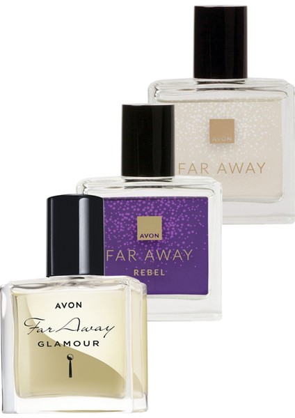 Far Away Klasik Glamour ve Rebel Kadın Parfüm Paketi