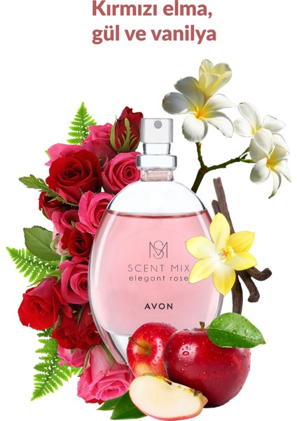 Scent Mix Elegant Rose Kadın Parfüm ve Green Fougere Erkek Parfüm Paketi modelleri