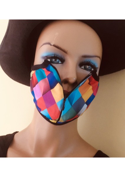 Fermuarlı 2 Katlı Maske modelleri