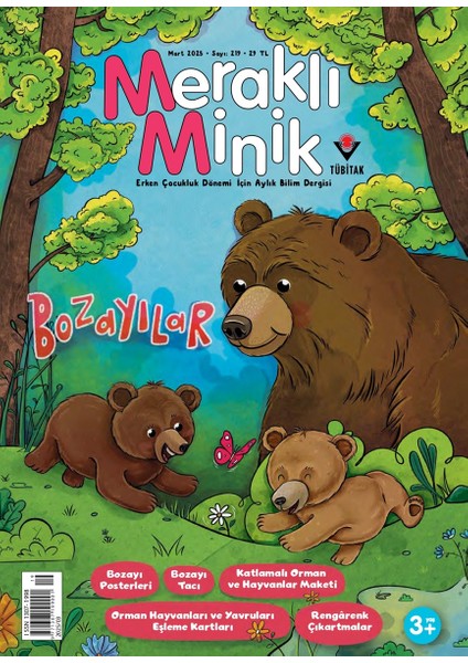 Meraklı Minik Dergi (Mart 2025) (3-6 Yaş)