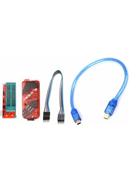 Pıckıt3 Klon (Çin) + Zif Adaptör -- Pickit 3 Pic Programlayıcı