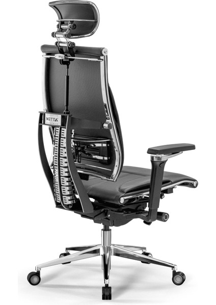 Yoga 4df Ergonomik Deri Ofis Koltuğu / Yönetici Sandalyesi - A5.F.5.13A Siyah
