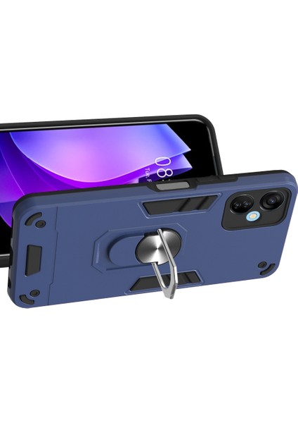 Tecno Spark 9t Global/kh6 Mavi Için 2'si 1 Arada Zırh Kılıfı (Yurt Dışından)
