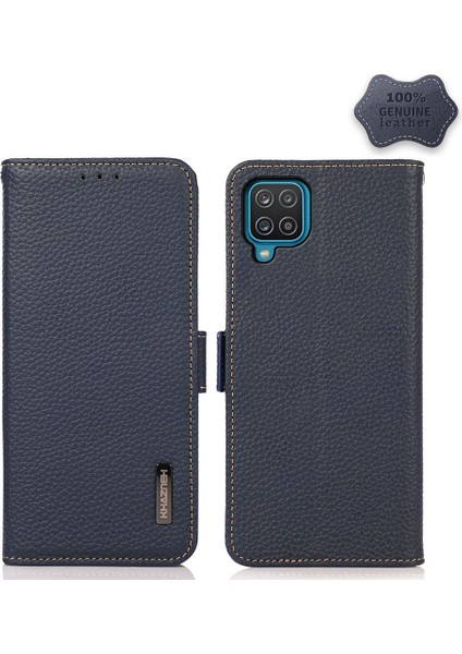 Samsung Galaxy A22 5g Siyah Için Litchi Texture Deri Kılıf (Yurt Dışından)
