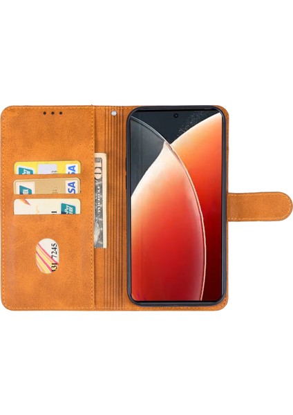 Tecno Camon 30 4g/5g Kahverengi Için Pu Kılıf (Yurt Dışından) modelleri