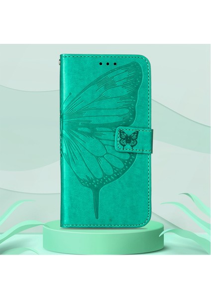 Infinix Hot 11S Yeşil Kabartmalı Kılıf (Yurt Dışından)