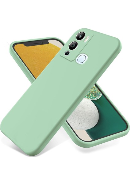 Infinix Hot 12I Yeşil Için Silikon Kılıf (Yurt Dışından)