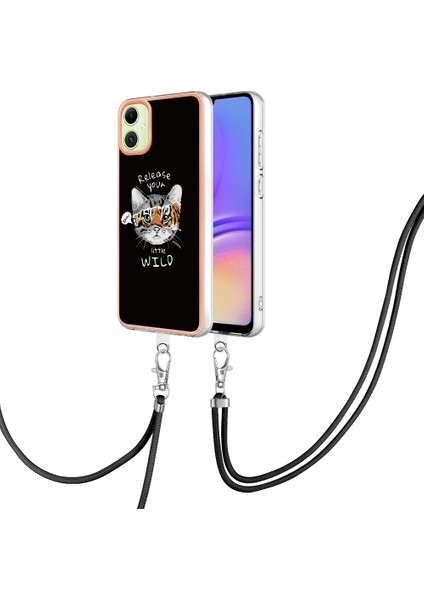 Samsung Galaxy A06 4g Leopar Desenli Imd Tpu Telefon Kılıfı (Yurt Dışından)
