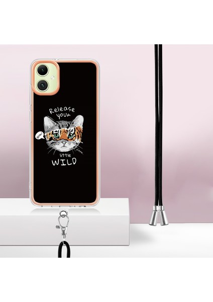 Samsung Galaxy A06 4g Leopar Desenli Imd Tpu Telefon Kılıfı (Yurt Dışından)