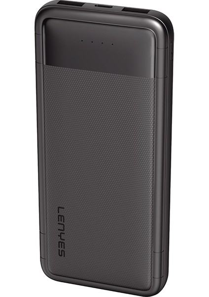 PX133P LED Göstergeli Taşınabilir Powerbank 10W 10000 mAh Siyah
