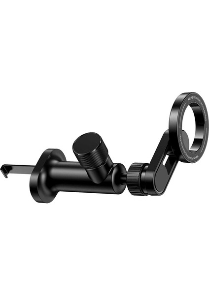 GD-HD327 Magnetik 360 Dönebilen Düz Zemin ve Havalandırma Tasarımlı Araç Telefon Tutucu Siyah
