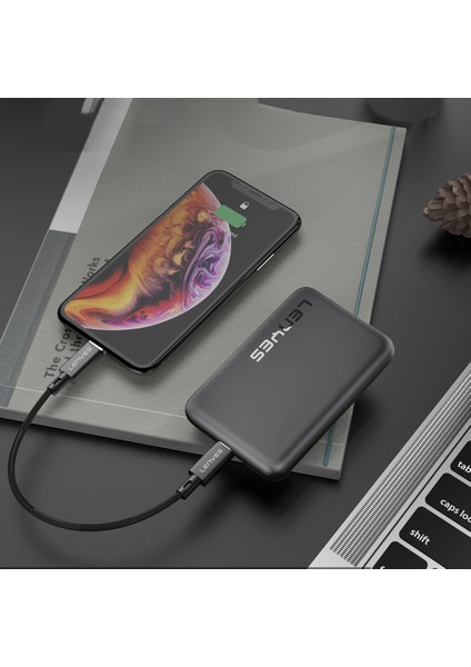 PW139D Pd 20W Ultra Ince Hızlı Şarj Özellikli Wireless Powerbank 15W 10000 mAh Siyah fırsatları