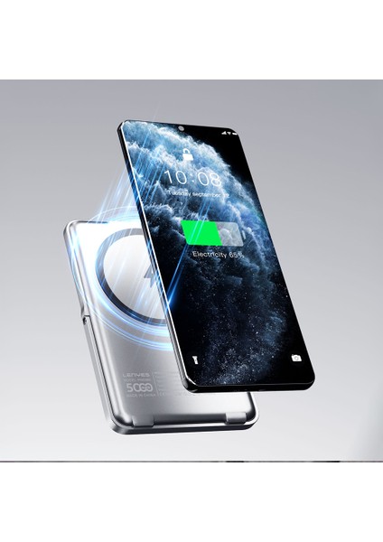 PW038D 20W Ultra Ince Standlı Wireless Powerbank 15W 5000 mAh Gümüş modelleri
